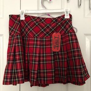 plaid skirt